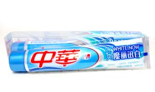 中华魔力迅白牙膏为什么是蓝色的 中华魔力迅白牙膏